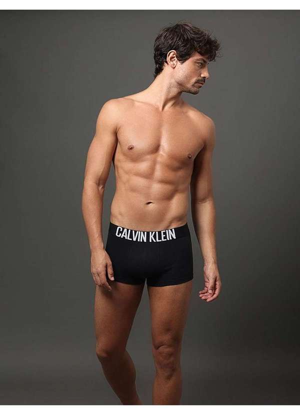 Calvin Klein Jeans - Cueca Low Rise Recycled Intense Power Calvin Klein Underwear - Pr Preto 2