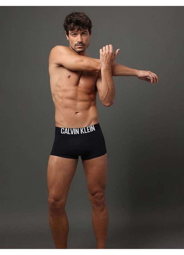 Calvin Klein Jeans - Cueca Low Rise Recycled Intense Power Calvin Klein Underwear - Pr Preto 4