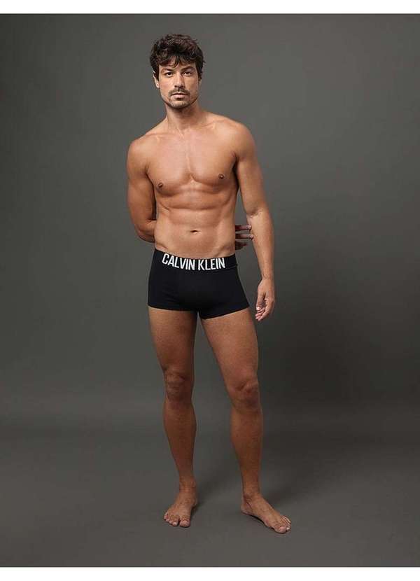Calvin Klein Jeans - Cueca Low Rise Recycled Intense Power Calvin Klein Underwear - Pr Preto 5