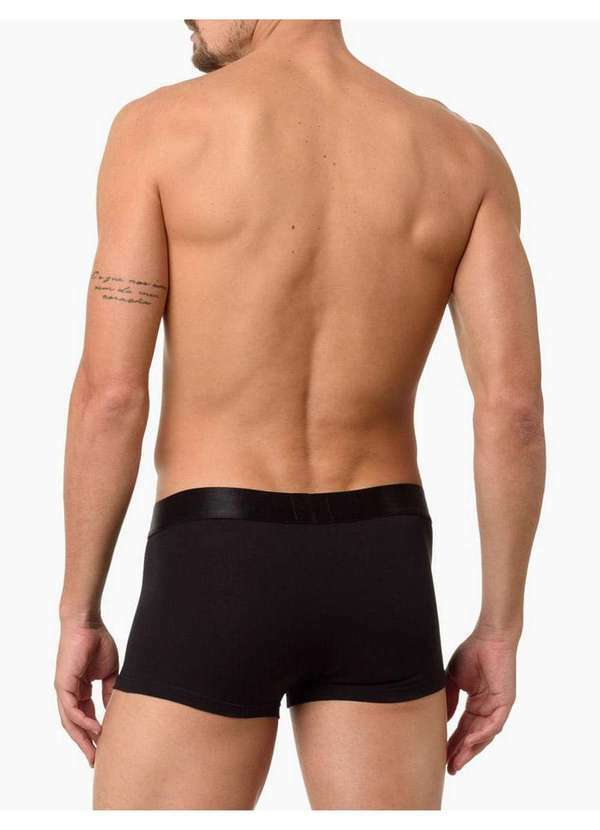 Calvin Klein Jeans - Cueca Low Rise Trunk Cotton 1996 Fashion Calvin Klein Underwear - Preto