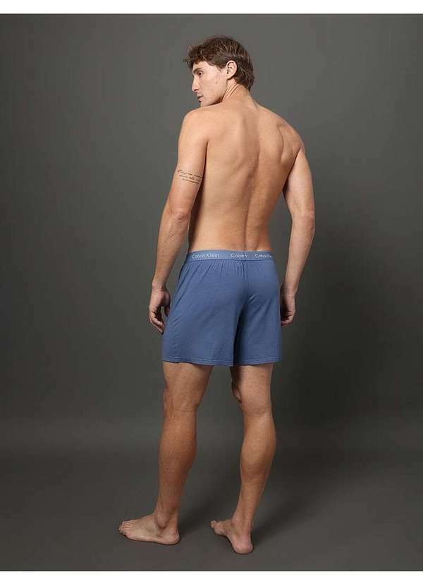 Calvin Klein Jeans - Cueca Samba Canção de Modal Calvin Klein Underwear - Azul Medio/A Azul 2