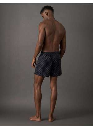 Calvin Klein Jeans - Cueca Samba Canção Modern Print Diamond Calvin Klein Underwear - Preto 1