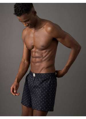 Calvin Klein Jeans - Cueca Samba Canção Modern Print Diamond Calvin Klein Underwear - Preto 4