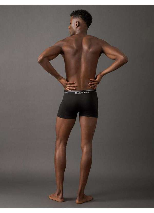 Calvin Klein Jeans - Cueca Trunk Modern Cotton Seamless Calvin Klein Underwear - Preto Preto