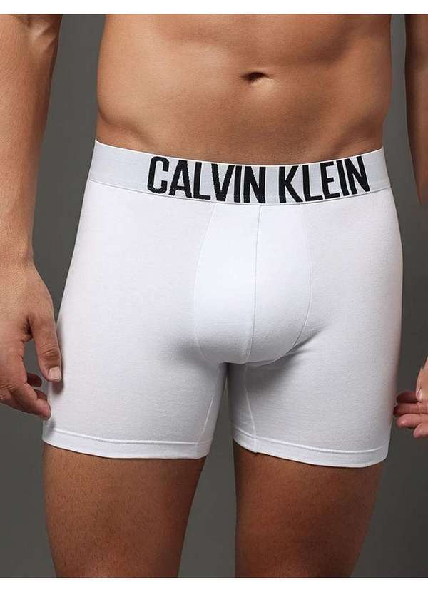 Calvin Klein Jeans - Kit 2 Cuecas Boxer Recycled Intense Power Calvin Klein Underwear Branco