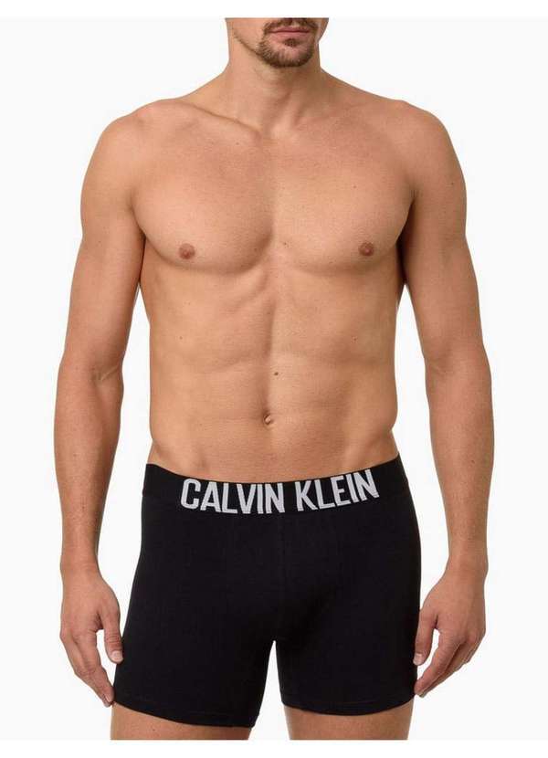 Calvin Klein Underwear - Kit 2 Cuecas Masculinas Boxer Cotto Preto