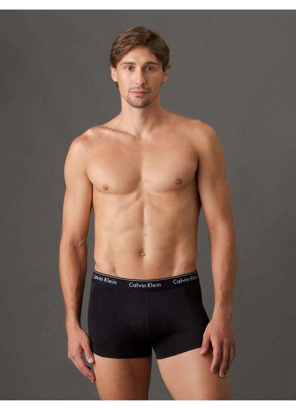 Calvin Klein Jeans - Kit 2 Cuecas Trunk Modern Cotton Calvin Klein Underwear - Preto C Preto