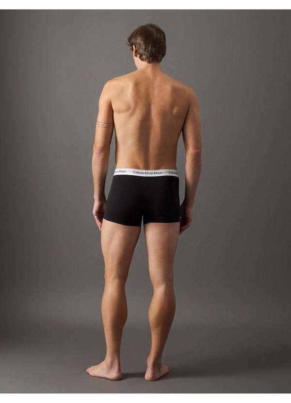 Calvin Klein Underwear - Kit 2 Underwear Trunk Modern Cotton Cuecas Calvin Klein - Preto Preto