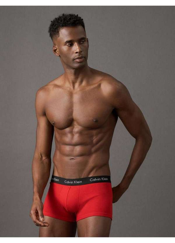 Calvin Klein Jeans - Kit 3 Cuecas Low Rise Trunk Classic Calvin Klein Underwear - Bran Branco