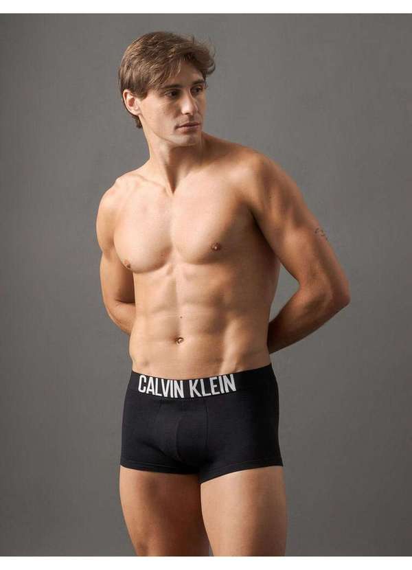 Calvin Klein Jeans - Kit 3 Cuecas Trunk Recycled Intense Power Calvin Klein Underwear Preto 4