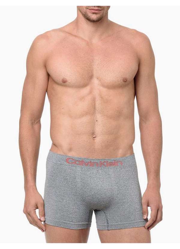 Kit Underwear Trunk Sem Costura M Preto Calvin Klein