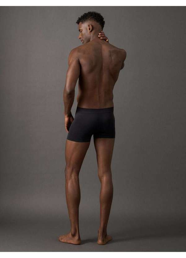 Calvin Klein Underwear - Kit 3 Underwear Trunk sem Costura Microfibra Cintura Baixa Cueca Preto 2