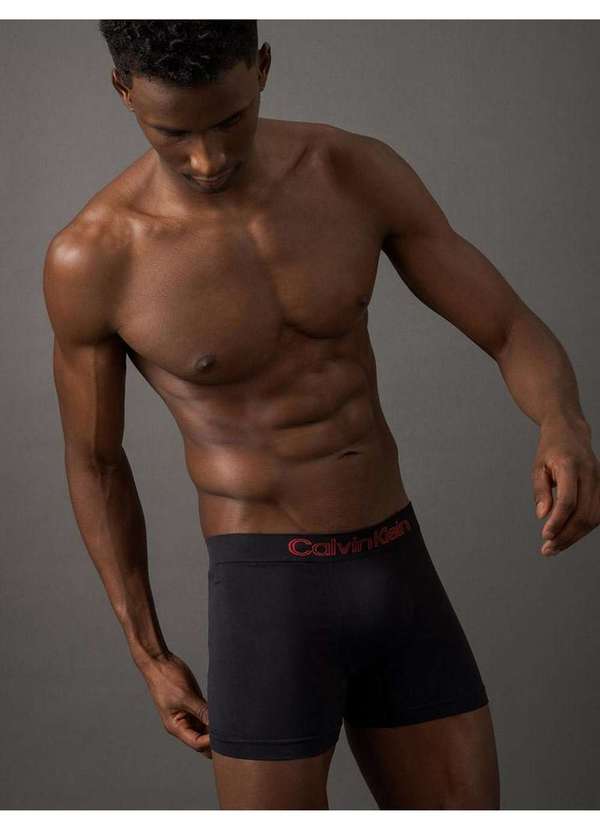 Calvin Klein Underwear - Kit 3 Underwear Trunk sem Costura Microfibra Cintura Baixa Cueca Preto 5