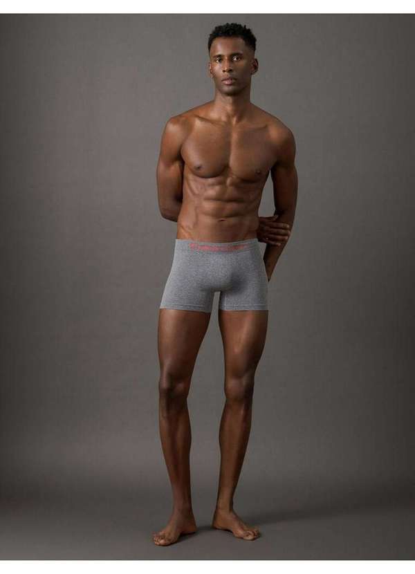Calvin Klein Underwear - Kit 3 Underwear Trunk sem Costura Microfibra Cintura Baixa Cueca Preto 6