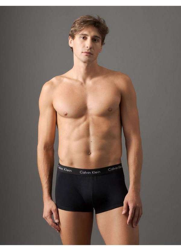 Calvin Klein Underwear - Underwear Trunk Modal com Elastano Cueca Calvin Klein - Preto Preto