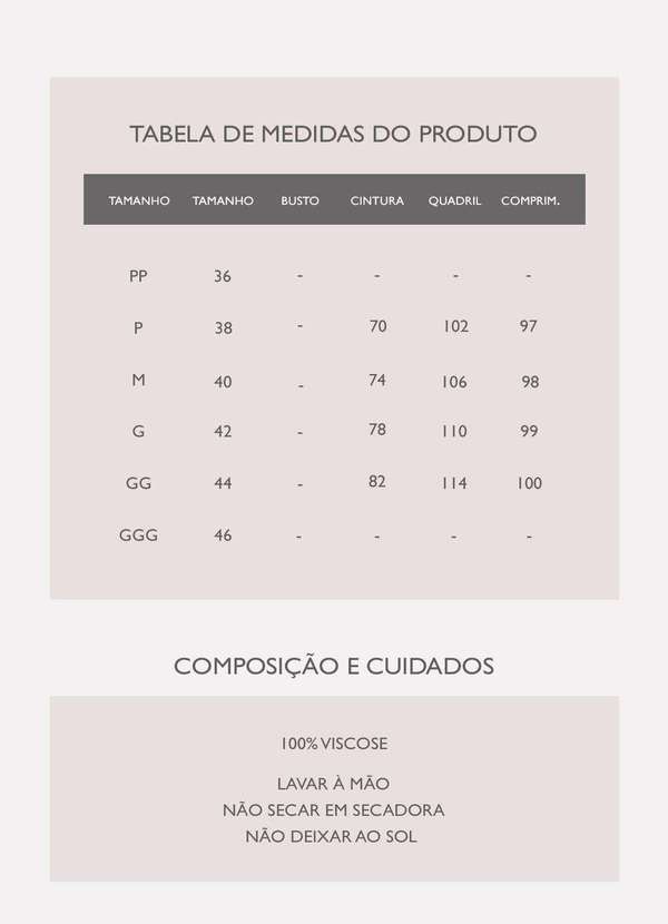 Sob - Calça Casual Feminina Viscose com Bolso Cargo Azul 6