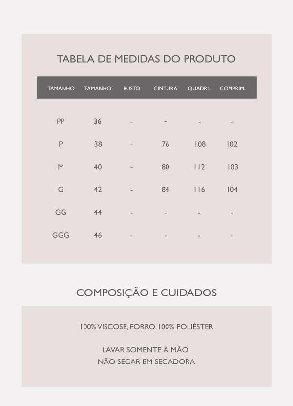 Sob - Calça Pantalona com Pregas Feminina Off White Sob com Bolsos - Branco 7