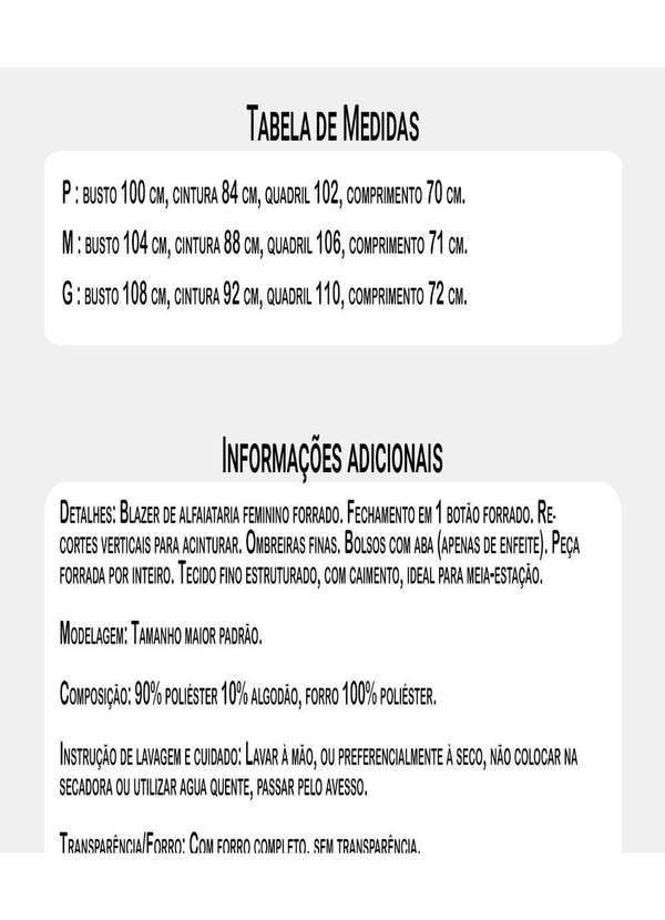 Sob - Blazer Feminino Alfaiataria Acinturado Forrado Bege 8