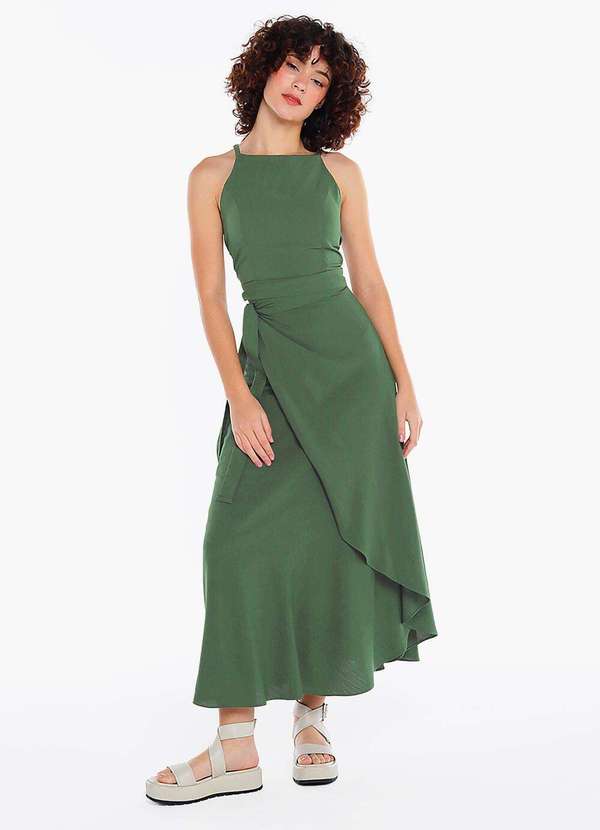 Sob - Conjunto Saia Longa e Blusa com Bojo Verde Sob - Verde 2