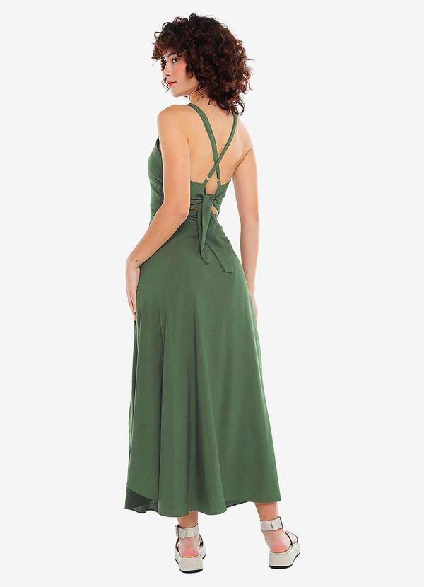 Sob - Conjunto Saia Longa e Blusa com Bojo Verde Sob - Verde 5