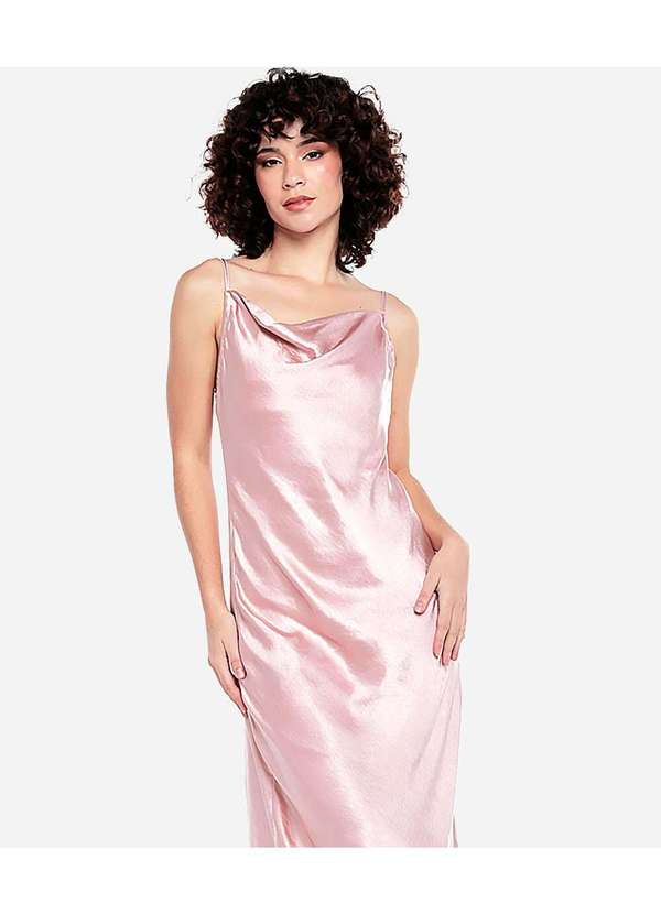 Cetim Vestidos Midi Seda Vestido Midi Vestido De Cetim Alcinha