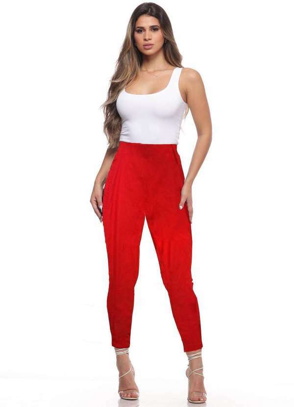 Razon Jeans - Calça Legging Feminina Vermelho - Vermelho