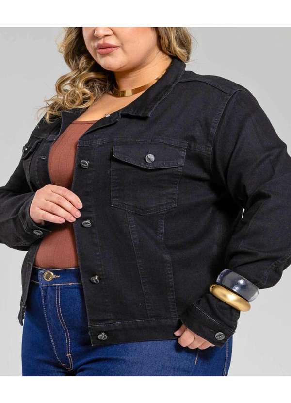 Razon Jeans - Jaqueta Feminina Jeans com Bolso L2/2 - Jeans 3