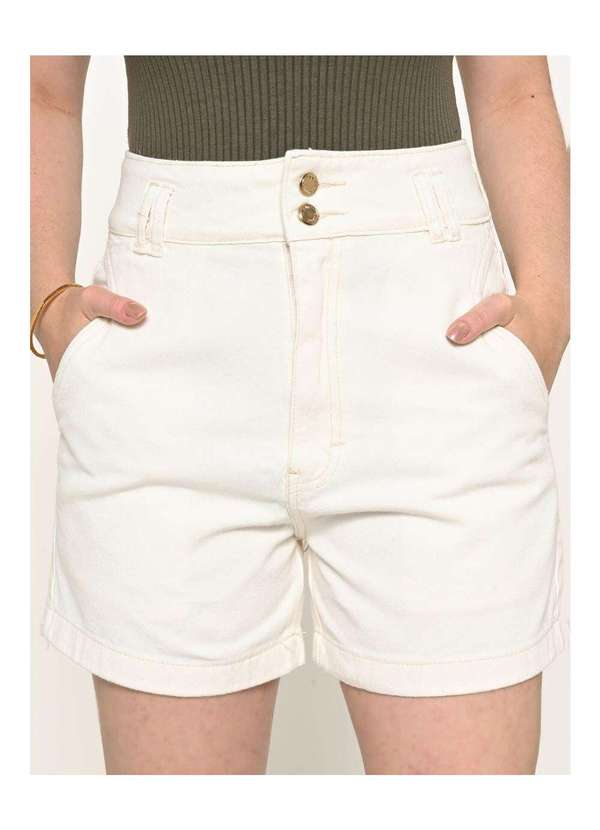 Razon Jeans - Shorts Feminino Sarja Mom - Amaciado - Unica