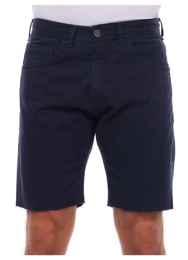 Razon Jeans - Bermuda Masculina Sarja Slim Marinho - Unica