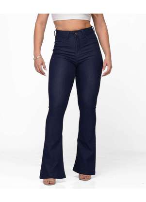 Calça Feminina Jeans Lycra Flare Basica Unica Razon Jeans