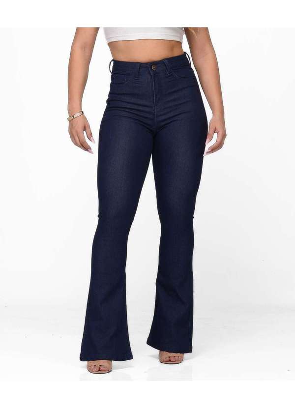 Razon Jeans - Calça Feminina Jeans Lycra Flare Basica - Unica