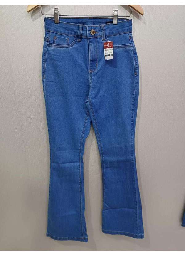 Razon Jeans - Calça Feminina Jeans Lycra Flare L1 Amaciado - Jeans