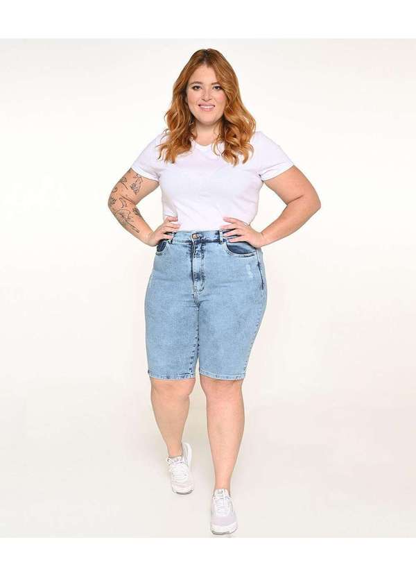 Razon Jeans - Biker Feminina Jeans Plus Basica - Jeans 4