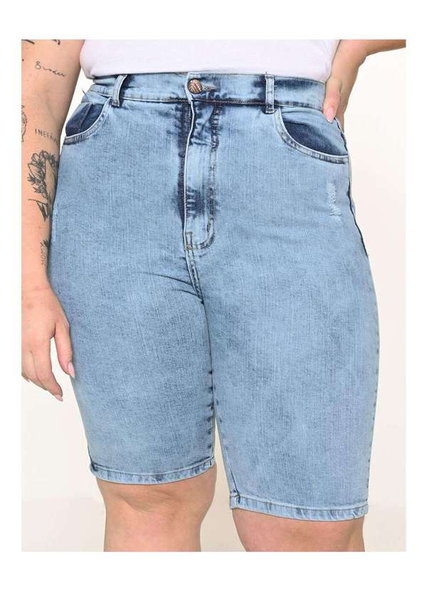 Razon Jeans - Biker Feminina Jeans Plus Basica - Jeans 5