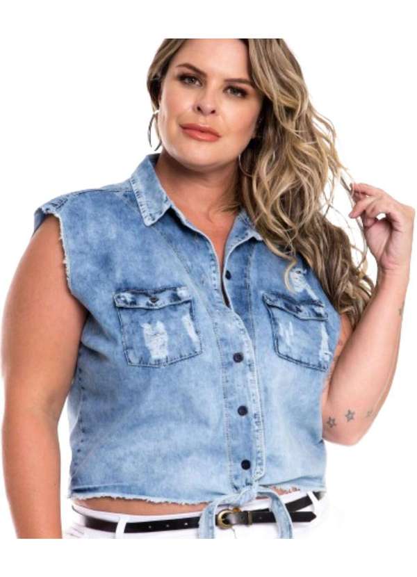 Razon Jeans - Regata Feminina Jeans Plus Razon Jeans - Jeans 4