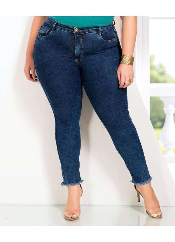 Razon Jeans - Calça Cigarrete Feminina Jeans Plus Razon Jeans - Jeans 2