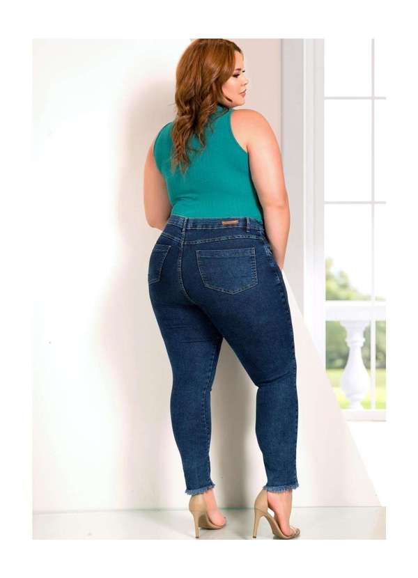 Razon Jeans - Calça Cigarrete Feminina Jeans Plus Razon Jeans - Jeans 3