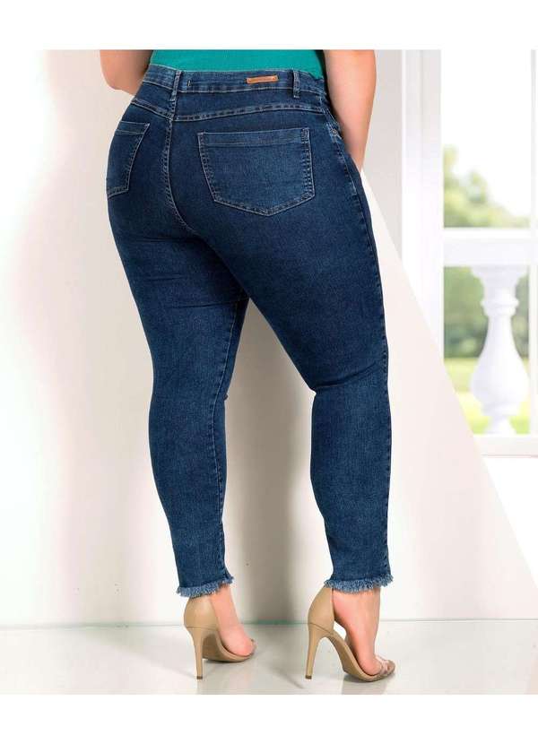 Razon Jeans - Calça Cigarrete Feminina Jeans Plus Razon Jeans - Jeans 4