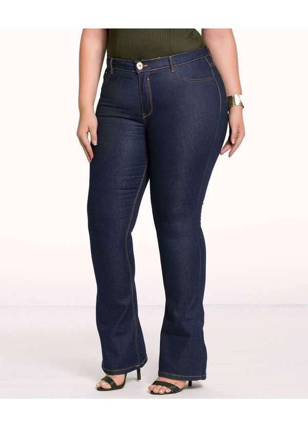 Razon Jeans - Calça Feminina Jeans com Elastano Plus Flare Razon Jeans - Jeans