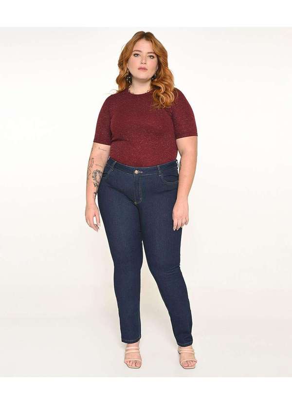 Razon Jeans - Calça Feminina Jeans Lycra Plus Woman Razon Jeans - Jeans