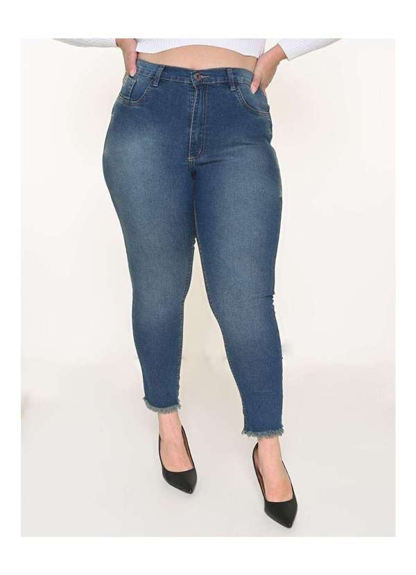 Razon Jeans - Calça Feminina Jeans Plus Cigarrete - Jeans 2