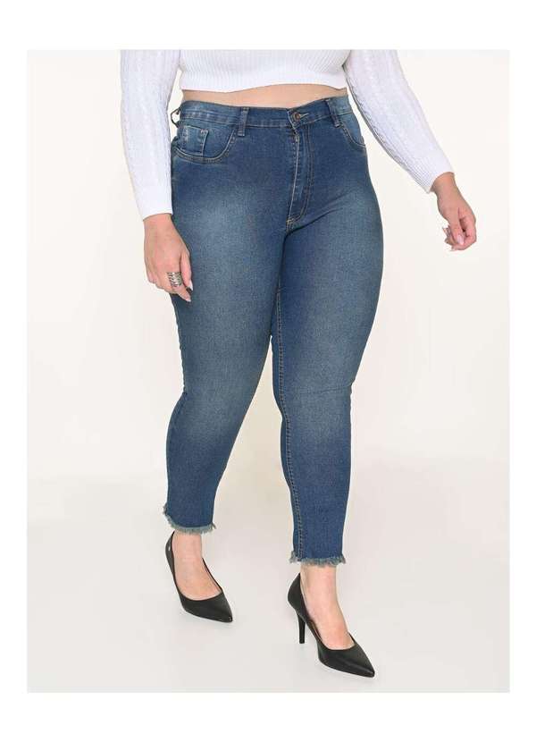 Razon Jeans - Calça Feminina Jeans Plus Cigarrete - Jeans 3