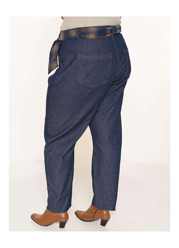 Razon Jeans - Calça Feminina Jeans Plus Mom com Passante Deslocado - Jeans 3