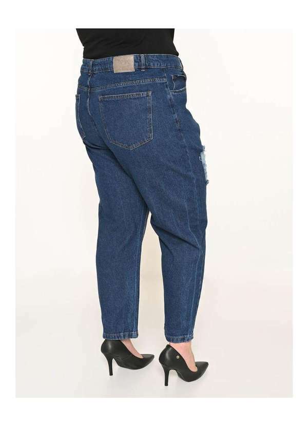 Razon Jeans - Calça Feminina Jeans Plus Mom Five Pockets - Jeans 4