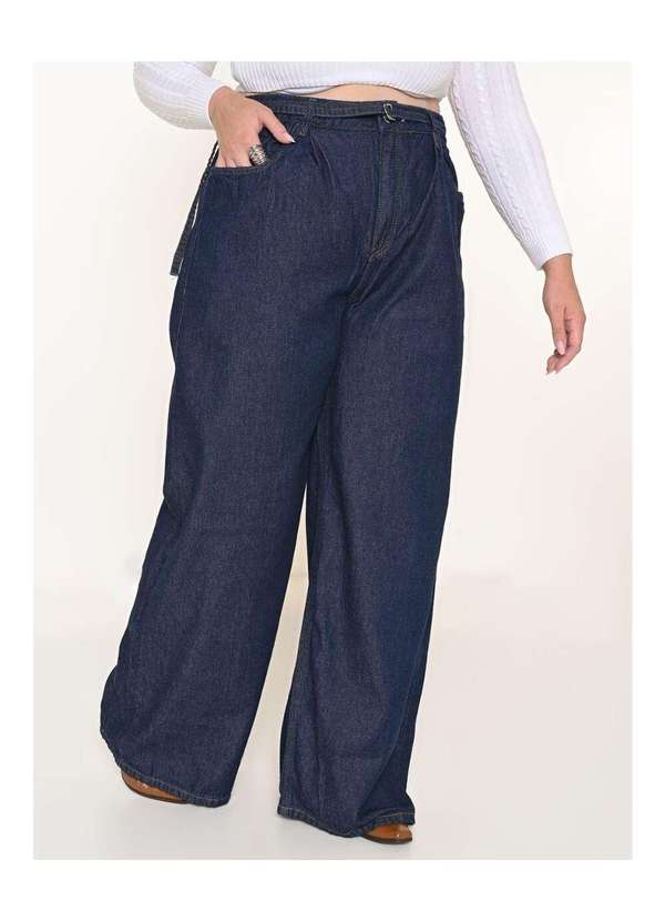 Razon Jeans - Calça Feminina Jeans Plus Pantalona - Jeans 3