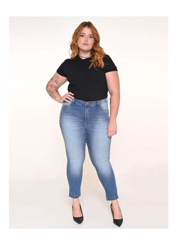 Razon Jeans - Calça Feminina Jeans Plus Skinny L3/3 - Jeans 5