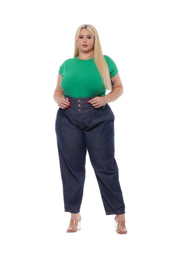 Razon Jeans - Calça Feminina Jeans Plus Slouchy Razon Jeans - Jeans