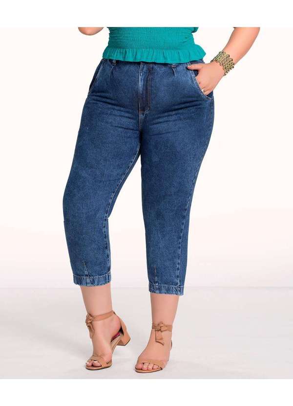 Razon Jeans - Calça Feminina Jeans Plus Slouchy - Jeans