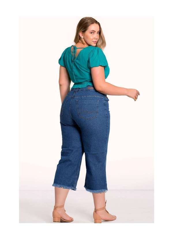 Razon Jeans - Calça Jeans Feminina Plus Size Barra Desfiada Razon Jeans - Jeans 3