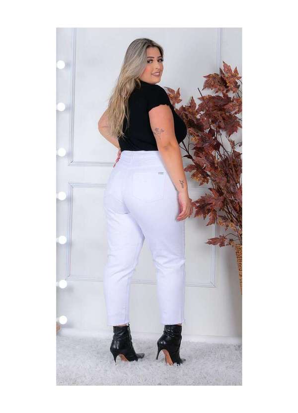 Razon Jeans - Cigarrete Feminina Jeans Plus Mom - Unica 2